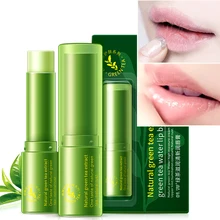ROREC зеленый чай бальзам для губ глубокий мягкий удалитель отшелушивающий скраб освежающий увлажняющий питательный красота массаж губ натуральное растение