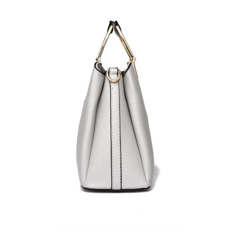 2018 New fashion color matching handbags wild medium large capacity ladies shopping office female Messenger bag shoulder bag     (25)