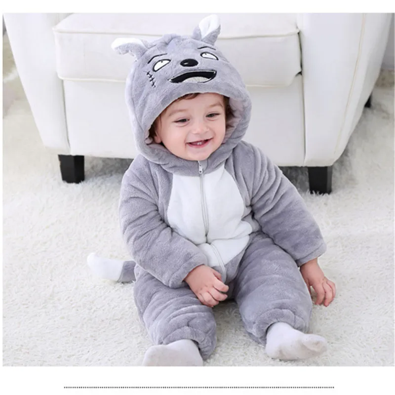 Brand New Baby Rompers Winter Thick  Baby Boy Girls Outdoor Wear Clothes Cotton Baby Romper Long Sleeve Newbore Rompers Hat 29