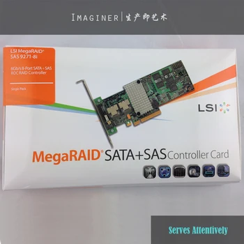 

LSI MegaRAID 9271-8i 6GB 8 Port SAS/SATA RAID PCI Express With 1GB memory Support RAID0/1/10/5/6 -SGL, New retail , in stock.