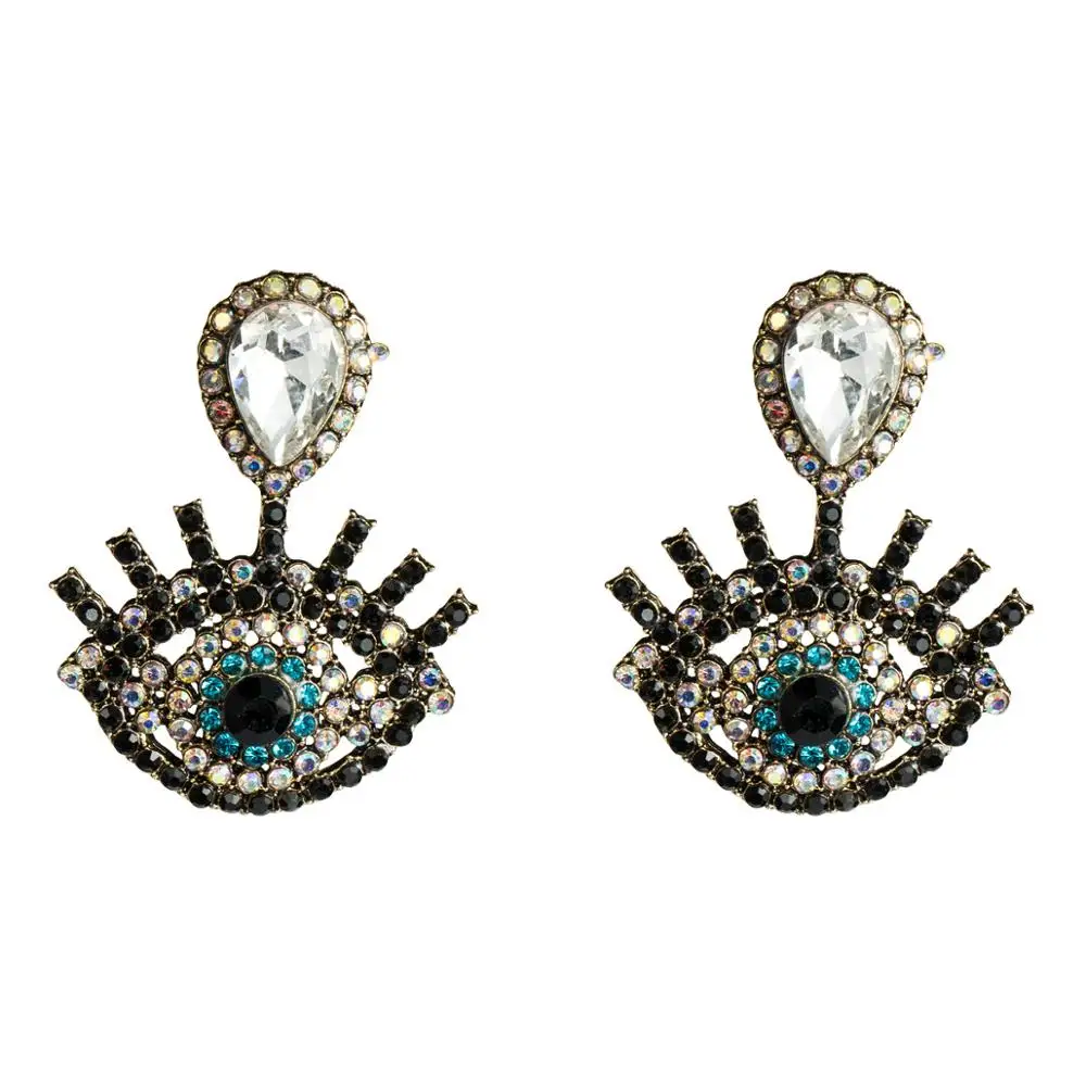 Женские серьги с кисточками Boho Bijoux свадебные ручной работы кристаллами в