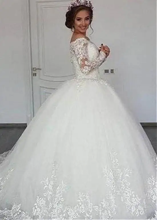 Long Sleeves Vestido De Noiva 2019 Muslim Wedding Dresses Long Sleeves Vestido De Noiva 2019 Muslim Wedding Dresses