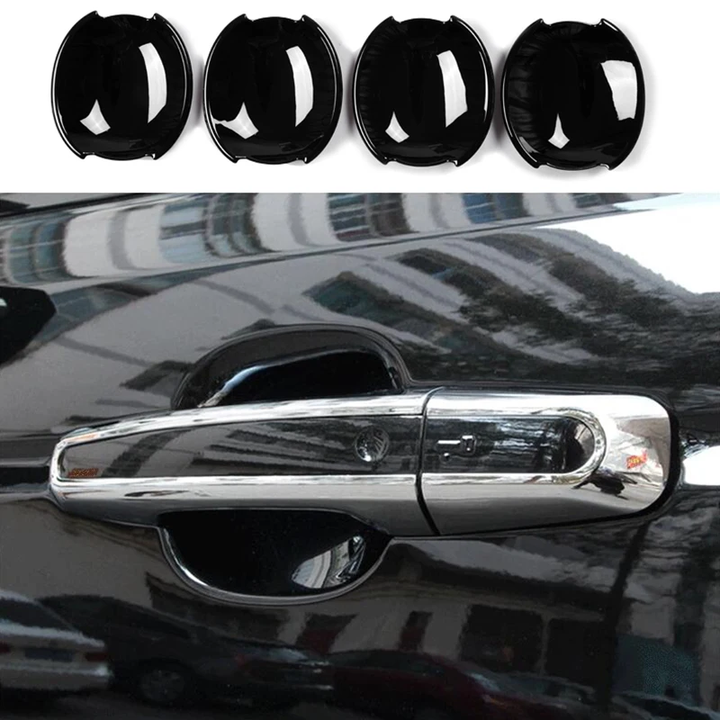 

4pcs Chrome Outer Door Handle Bowls Cup Decorator Trim Cover For Land Rover Discovery Sport 2015-2018
