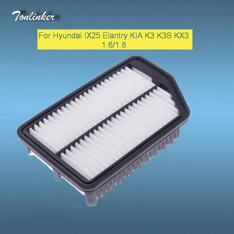 

Tonlinker Air Conditioner Filter for KIA K3 K3S KX3 HYUNDAI IX25 ELANTRA Car styling 1Pcs anti-PM2.5 External Air Filter