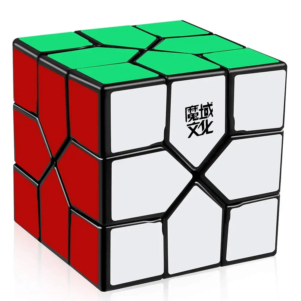 D-FantiX MoYu Redi speed кубик без наклеек/черный Волшебная кубическая Мозаика игрушки 61 мм
