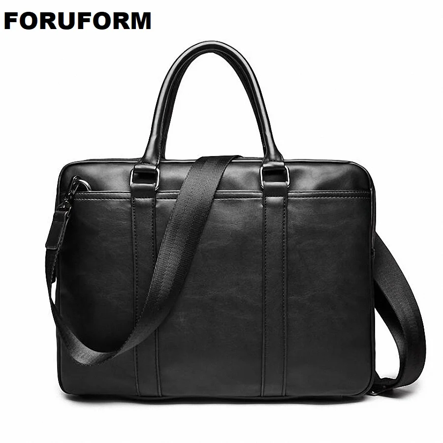 2018 New Arrival Famous Brand Business Men Briefcase Bag PU Leather ...