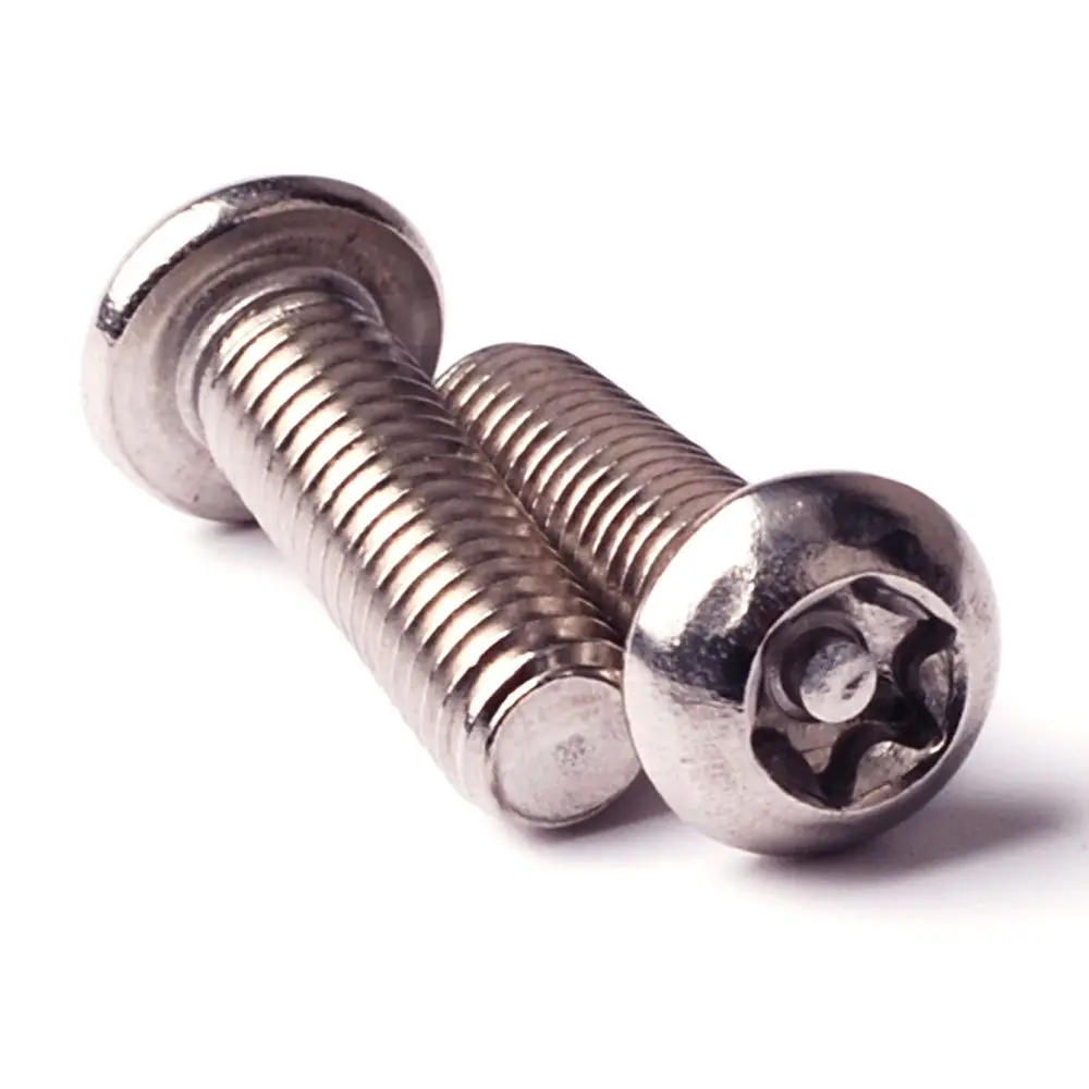 

M8 (Thread Dia. 8.0mm) A2 Security Screws Torx Pin Button Head Anti Vandal Screw Length 12 to 60mm