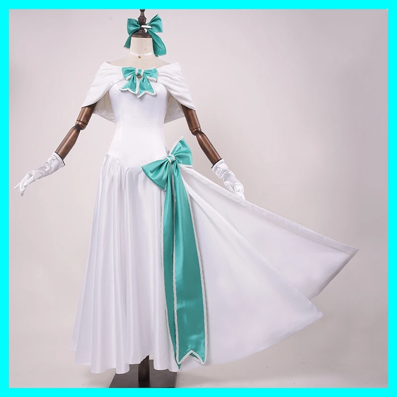 Gioco Fate Grand Arturia Costume Sciabola Cosplay Uniforme Abito Bianco Fgo 2Nd Anniversary Fancy Halloween Dress