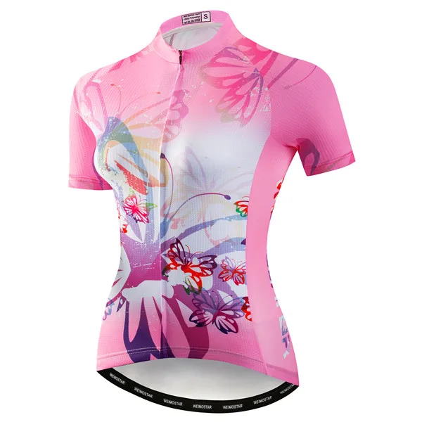 Женская майка для велоспорта,, для шоссейного велосипеда, MTB, одежда для велоспорта, короткий рукав, для улицы, спортивная одежда, Майо, для гонок, топ, розовый, летний - Цвет: 29