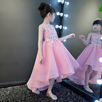 

princess costume . ball gown baby party dress flower girl dress 10 years kids evening 2017 summer