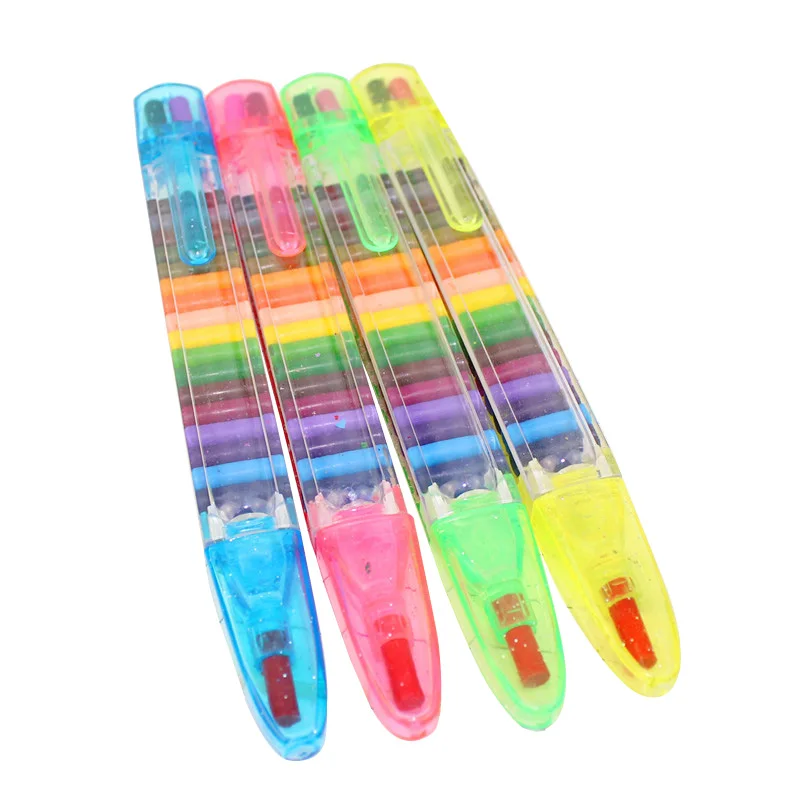 

4 Pcs Children Painting Toys Wax Crayon Baby Funny Novelty Educational Kids Graffiti Pen 20 Colors