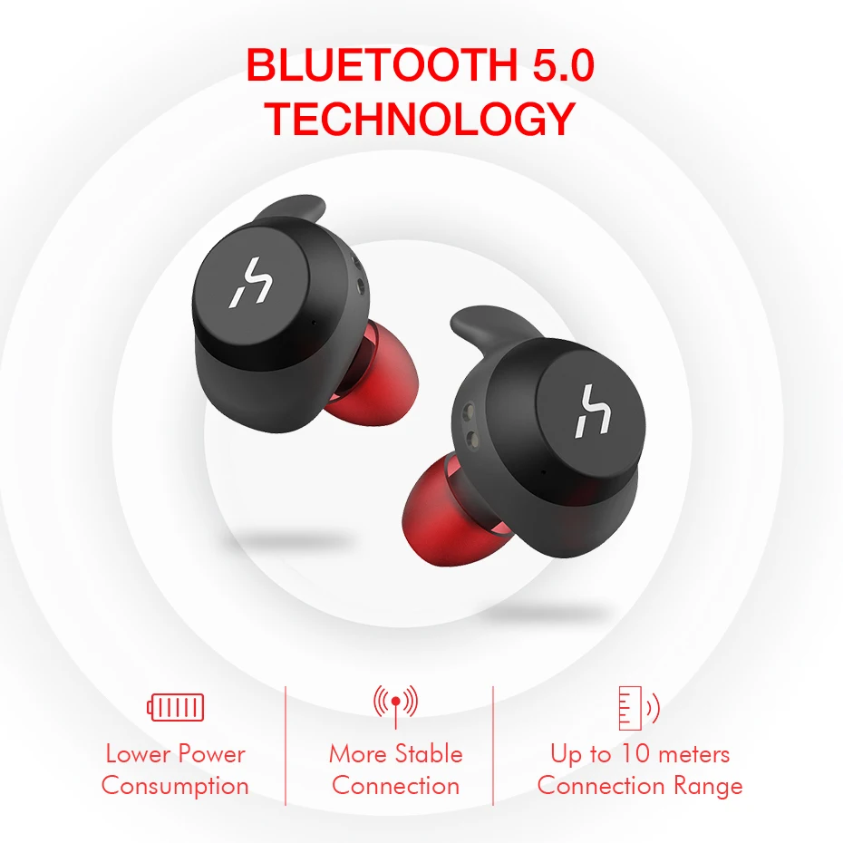 HAVIT TWS Bluetooth гарнитура Беспроводные спортивные наушники водонепроницаемые стерео
