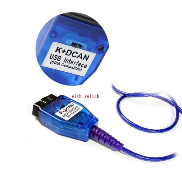 Лучшее качество FT232RL FT232RQ полный чип PCB для BMW INPA K DCAN K+ CAN USB диагностический интерфейс совместим с INPA для BMW серии - Цвет: switch blue