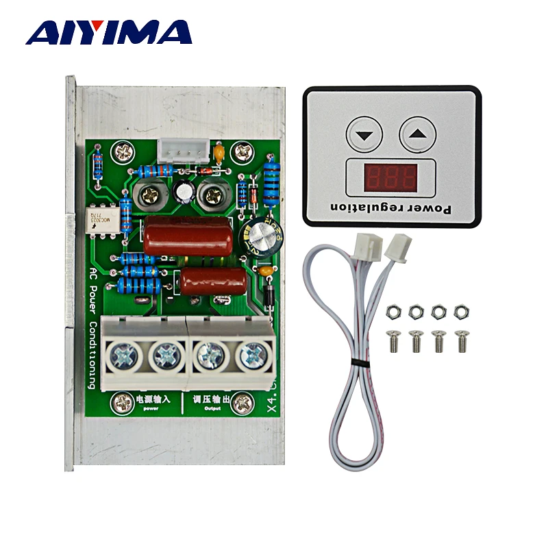

AC 220V 10000W SCR Voltage Regulator Speed Control Dimming Dimmers Thermostat