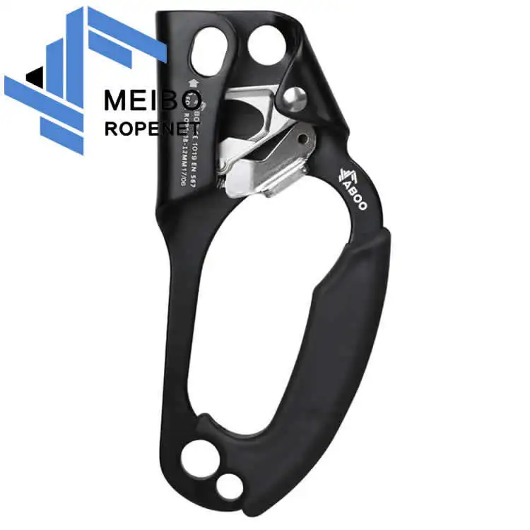 

Professional Outdoor Sports Rock Climbing Right Hand Grasp 8mm-12mm Rope Ascender Device Mountaineer Riser Tool Kits