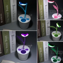 2W New Touch Sensitive Dimmable LED Desk Lamp;USB charging led Table Night Light with Pen Holder DC5V/1200mAh For reading book