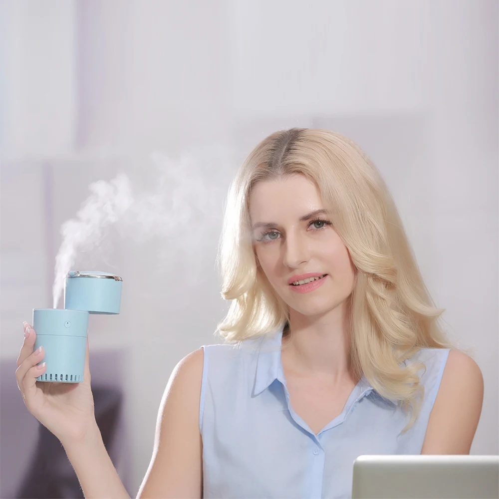 

Mini Humidifier Projector USB Humidifier Air Car Purifier Aroma Diffuser Solid Handy Humidifier with Mini Storage Case