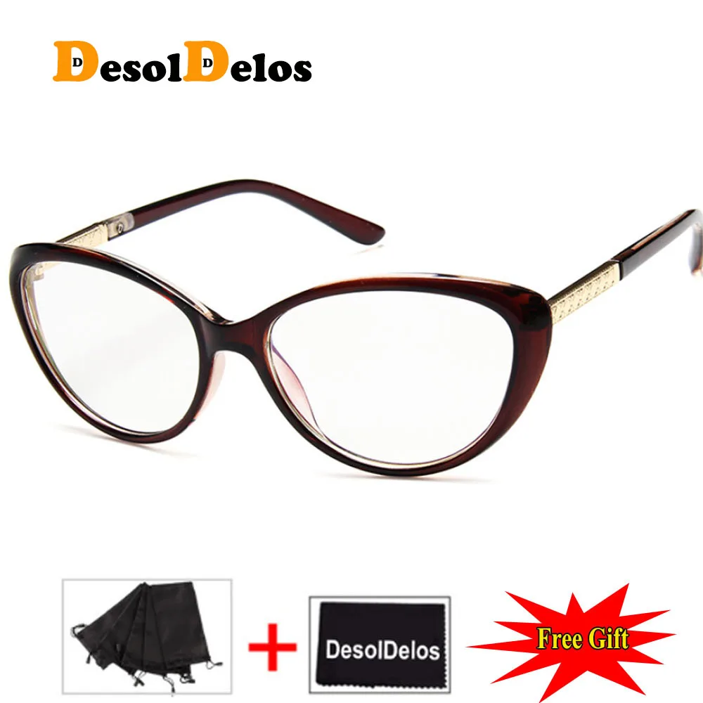 Women Cat Eyes Stylish Eyewear Eyeglasses Myopia Spectacle Small Face Purple Gradient Frame Clear Lenses Wine Red 2019 New Women Cat Eyes Stylish Eyewear Eyeglasses Myopia Spectacle Small Face Purple Gradient Frame Clear Lenses Wine Red 2019 New