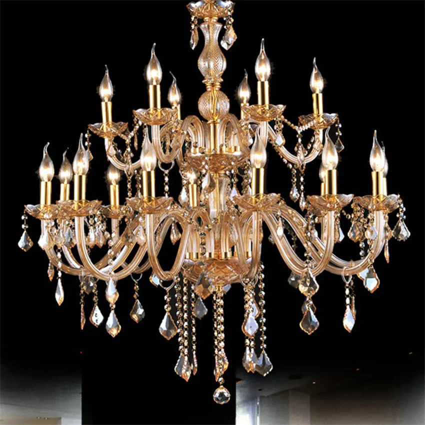 High quality European Style Luxury Led Crystal Chandelier,Lustres 3 18