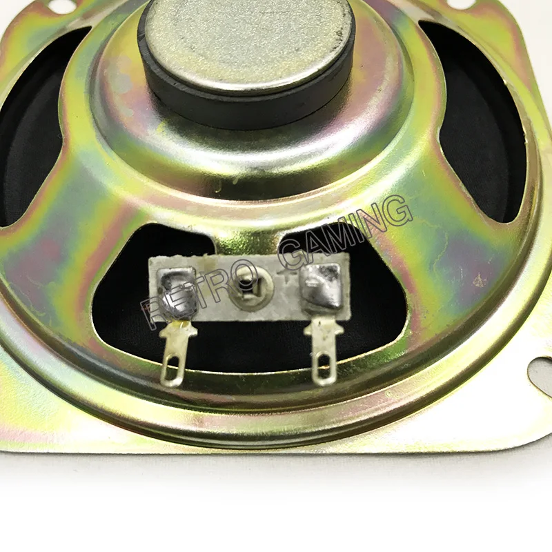  Free shipping 2PCS/lot Square 4 inch 110mm 8ohm 5W speaker Loudspeaker for arcade game machine acce