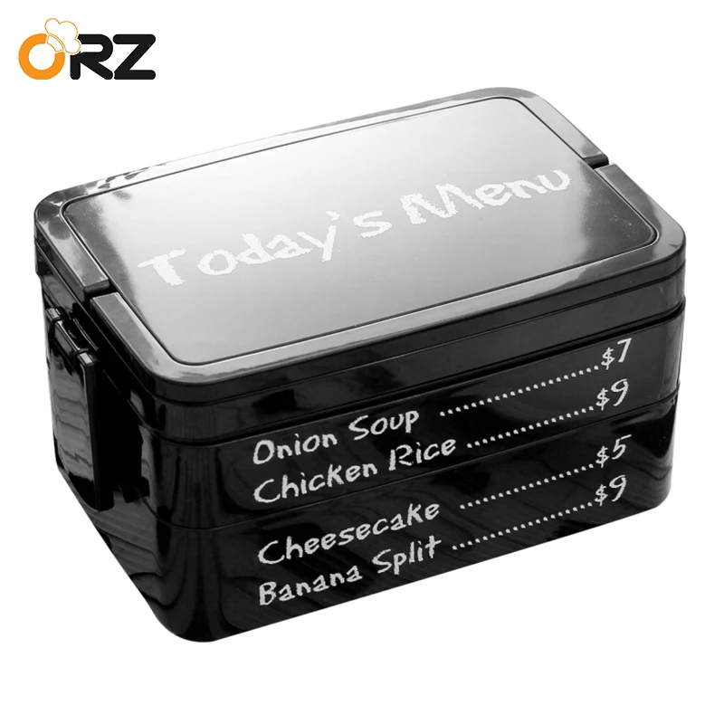 Orz 3 Layers Japanese Bento Box Plastic Microwave Lunch Box Kids Picnic ...