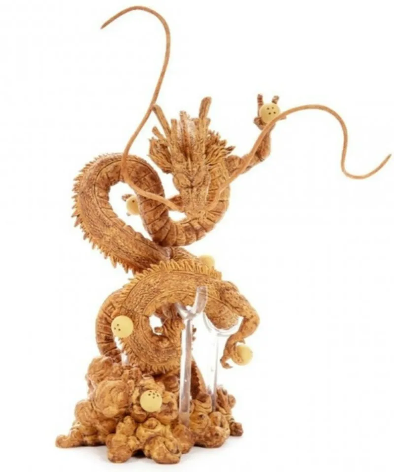

15cm Ornament Shenlong PVC Model Dragon Ball Dragon Model Toy Green Color Wood Color Garage Kit Model Birthday Gift For Children