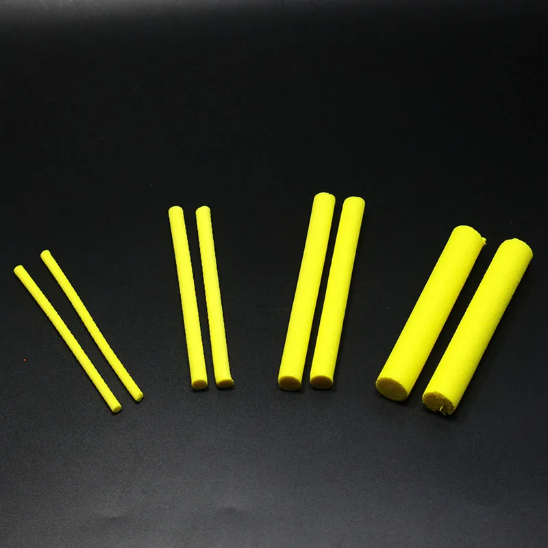 Royal Sissi 4sizes yellow foam cylinders 3mm 5mm 8mm 12mm fly tying  parachute posts floating hoppers&mayfly body tying materials