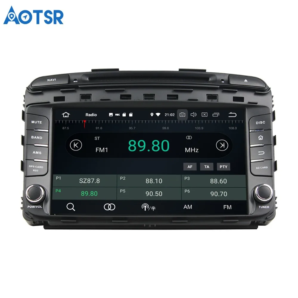 

Aotsr Android 8.0 7.1 GPS navigation Car DVD Player For KIA SORENTO 2015 multimedia radio recorder 2 DIN 4GB+32GB 2GB+16GB