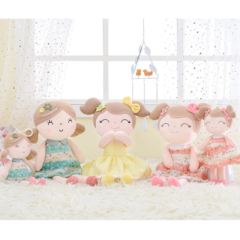 Плюшевые куклы Gloveleya, Весенняя желтая кукла для девочки, подарки, тканевые куклы, детская тряпичная кукла, плюшевые игрушки Kawaii