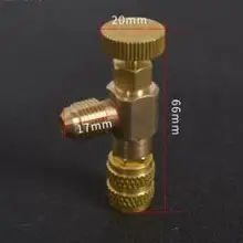 R410 A/C предохранительный клапан от R410 женский R410 Мужской Латунный адаптер
