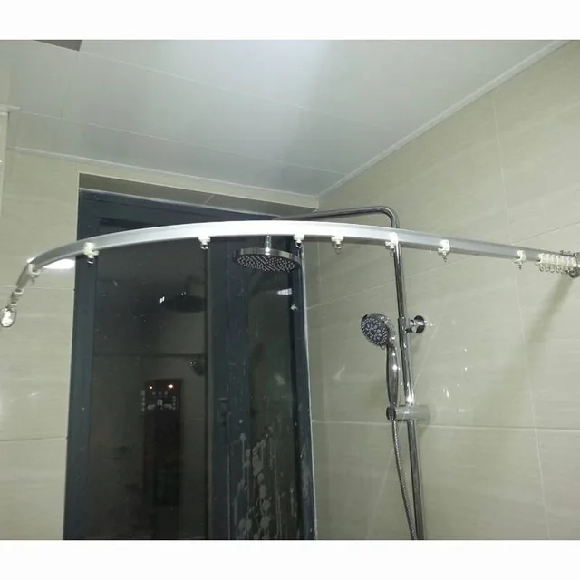 U Shaped Curved Shower Curtain Rail L Rod U Shaped Curved Shower Curtain Rail L Rod