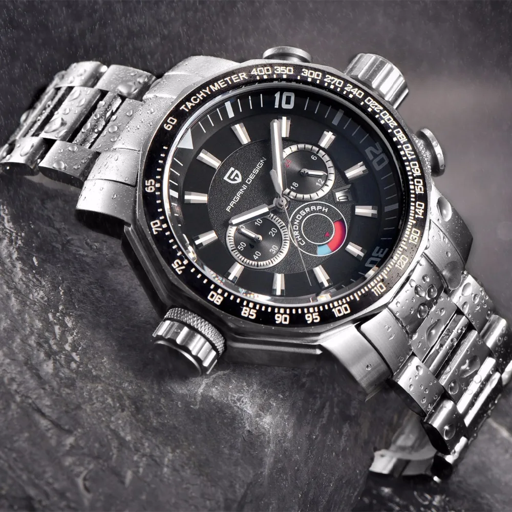 Pagani Дизайн люксовый бренд 30 м водонепроницаемые военные часы мужские многофункциональные спортивные кварцевые часы reloj hombre Relogio Masculino