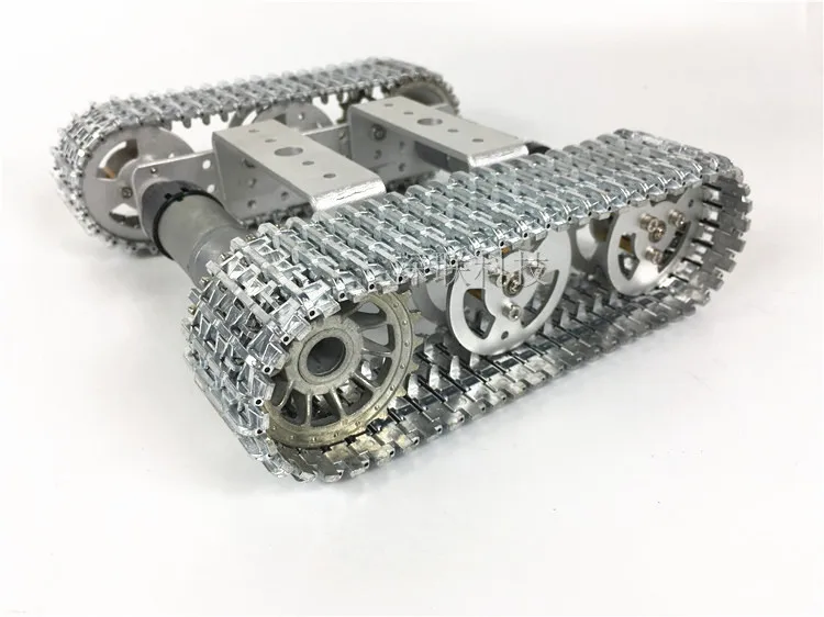 

T101 Metal Mini Car Tank Caterpillar Smart Car Robot Tank Model