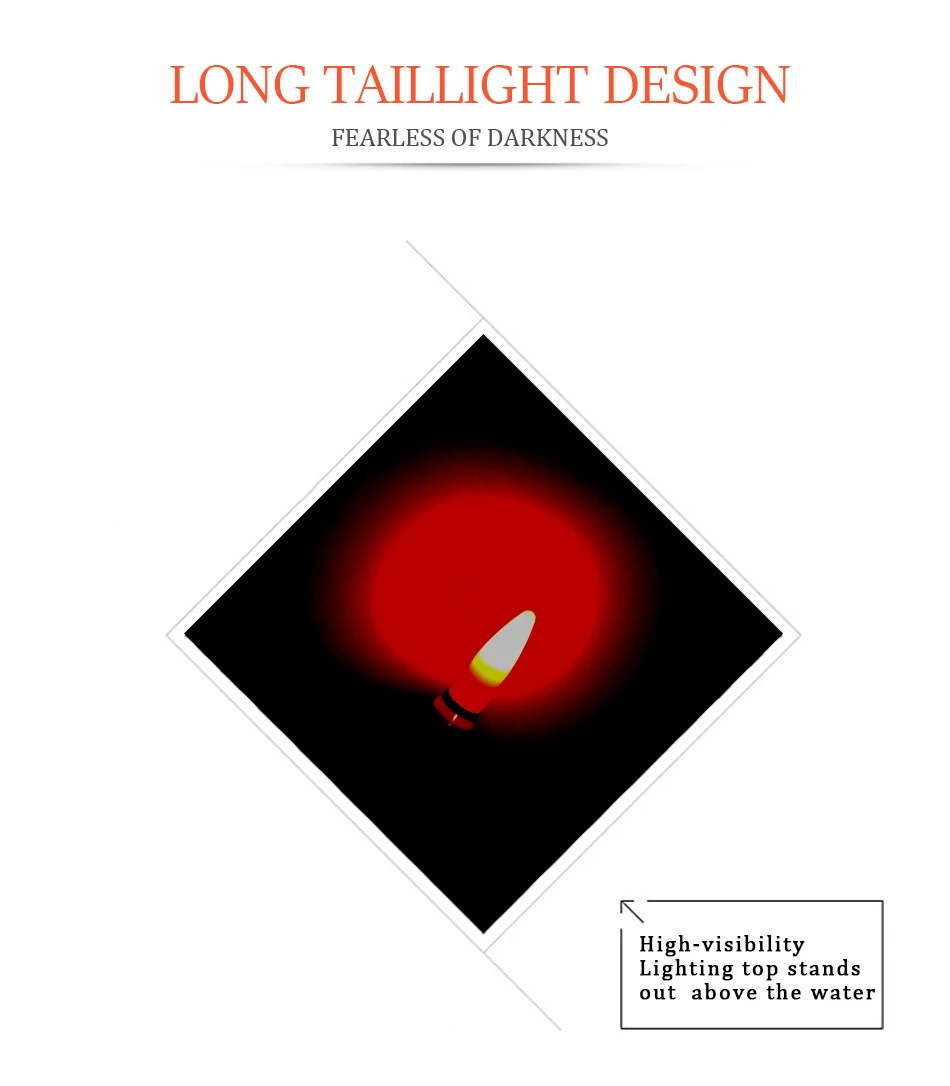 1 светодио дный шт. электронный светодиодный поплавок с батареей вертикальный буй ночной рыболовный поплавок flotadores pesca карп рыболовные