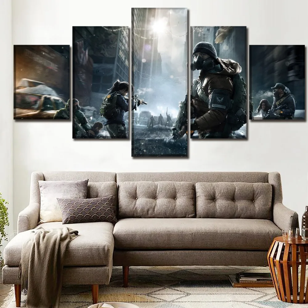 Wall-Art-Modular-Pictures-Canvas-HD-Prints-Paintings-5-Pieces-Game-Tom-Clancy-s-The-Division (1)