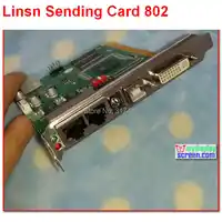 Linsn ts/sd801/802 full clolor rgb 1024*640 / 1280*512 pixel dvi/rj45 port sync led display TS801D Syncronous sending card