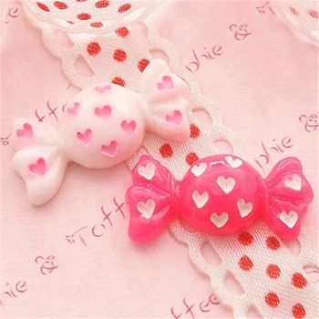 

6pcs/pack Resin Candy Slime DIY Accesorios Toy Slime Supplies Filler For Clear Fluffy Slime Gift Toy For Kids Children Adult