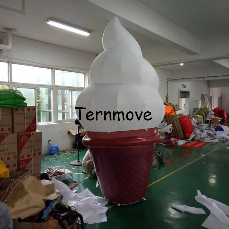 huge inflatable ice cream replica summer party giant inflatable ice