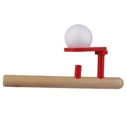 Классические деревянные игры плавающий шар удар трубки и шары ударов игрушки