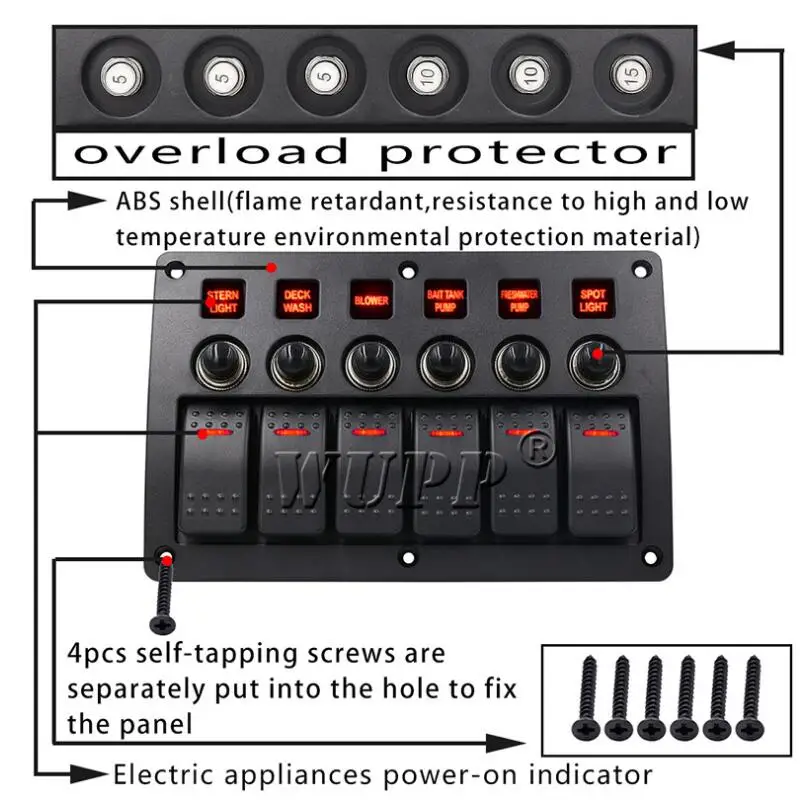 6 keys Switches