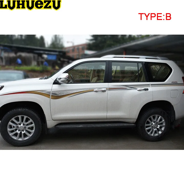 Стикер кузова автомобиля Luhuezu 3M для Toyota Land Cruiser Prado FJ150 2010 2017 аксессуары|car body