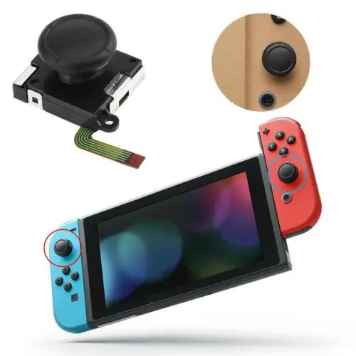 Сменный джойстик рокер 3D Аналоговый для пальца Nintendo Switch Joy Con UK|Запасные части| |