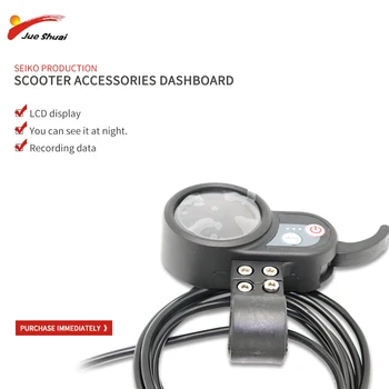 

60V LCD Data Display With Thumb Throttle Night Visual Show Speed Time Insulation No Leakage Plastic Electric Scooter Accessories