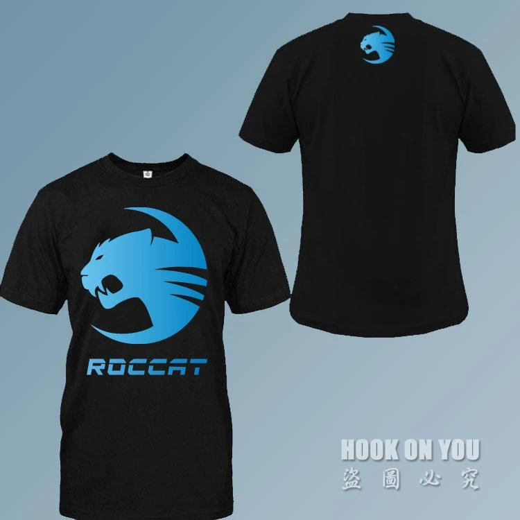 LOL Game Team ROCCAT Shirt Jersey casual fashion tees o neck cotton Summer short sleeve tees|tee shirt iron man|shirt tieshirt style - AliExpress