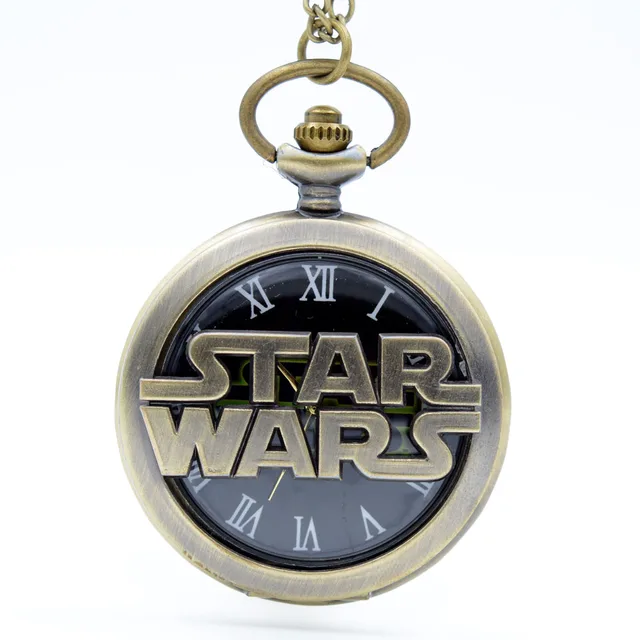 New Fashion Bronze/Black Star Wars Black SWTOR Quartz Pocket Watch Analog Pendan New Fashion Bronze/Black Star Wars Black SWTOR Quartz Pocket Watch Analog Pendan