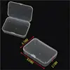 2 PCS Practical Transparent Fine Storage Box Collection Container Case With Lid Memory Card Cases Coin Jewelry Organizer Boxes ► Photo 3/6