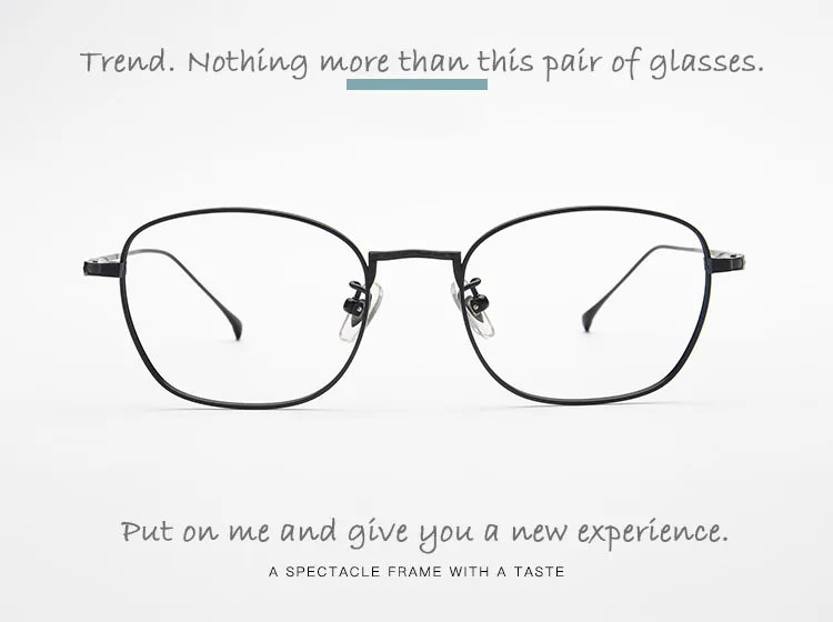 QIANJING чистый титан полный рамки легкие очки рецепт очки декоративные рамки Популярные для мужчин женщин 3610