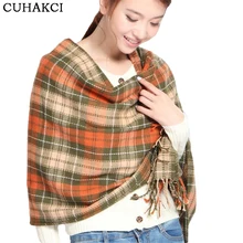 15 Color 2017 Womens Scarf Long Fashion Casual Warm Cashmere Shawl Plaid Infinity Scarf Knitted Scarf