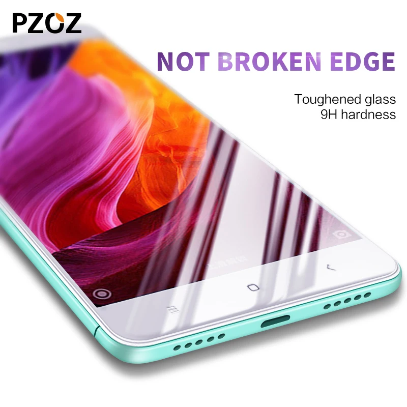 Защитное стекло PZOZ для xiaomi redmi note 4x закаленное 2.5D с полным покрытием 4 pro|screen