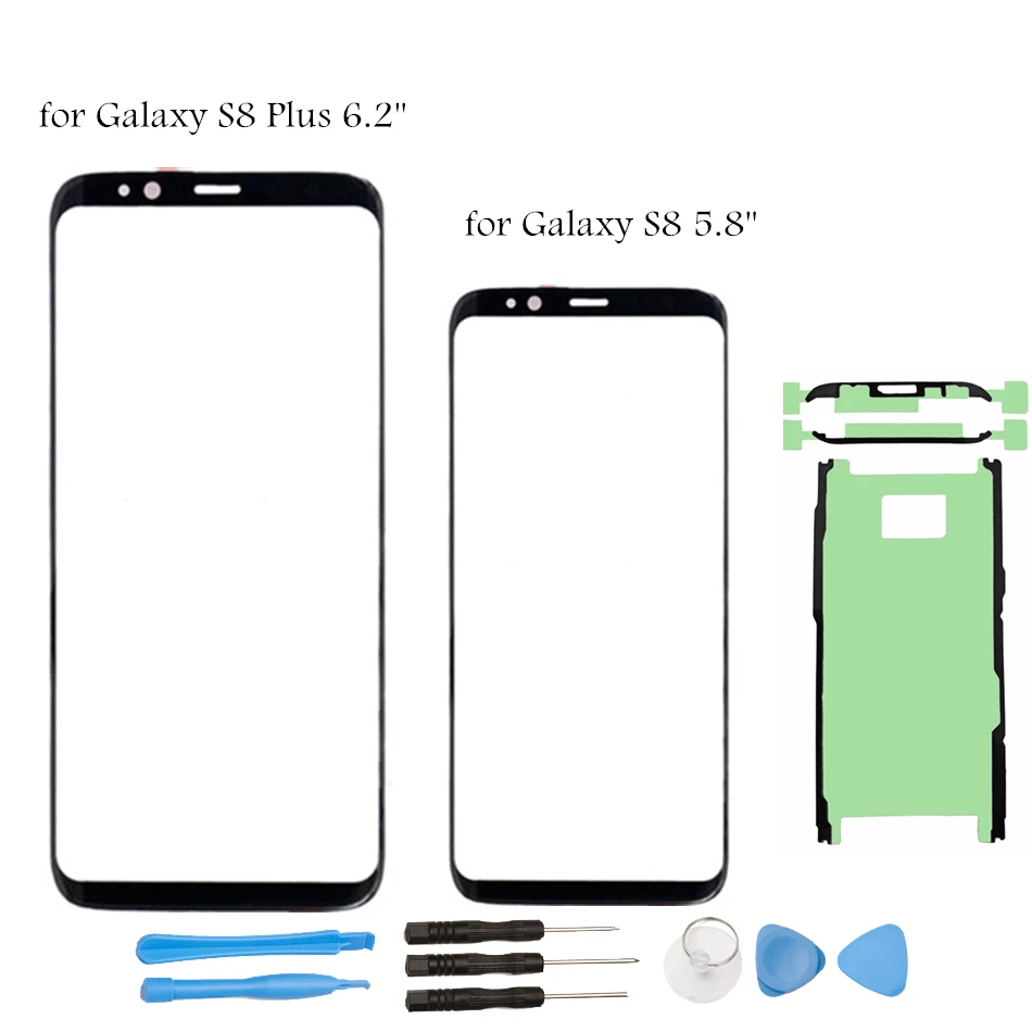 

for Samsung Galaxy S8 G950 Glass Panel Touch Screen for Galaxy S8 Plus G955 Touchscreen Panel Front Outer Glass Repair Parts